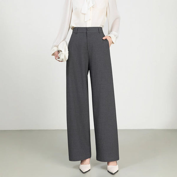 Linen-Blend Trousers