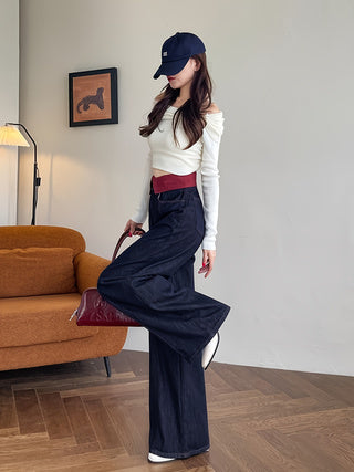 Wide-leg Trousers